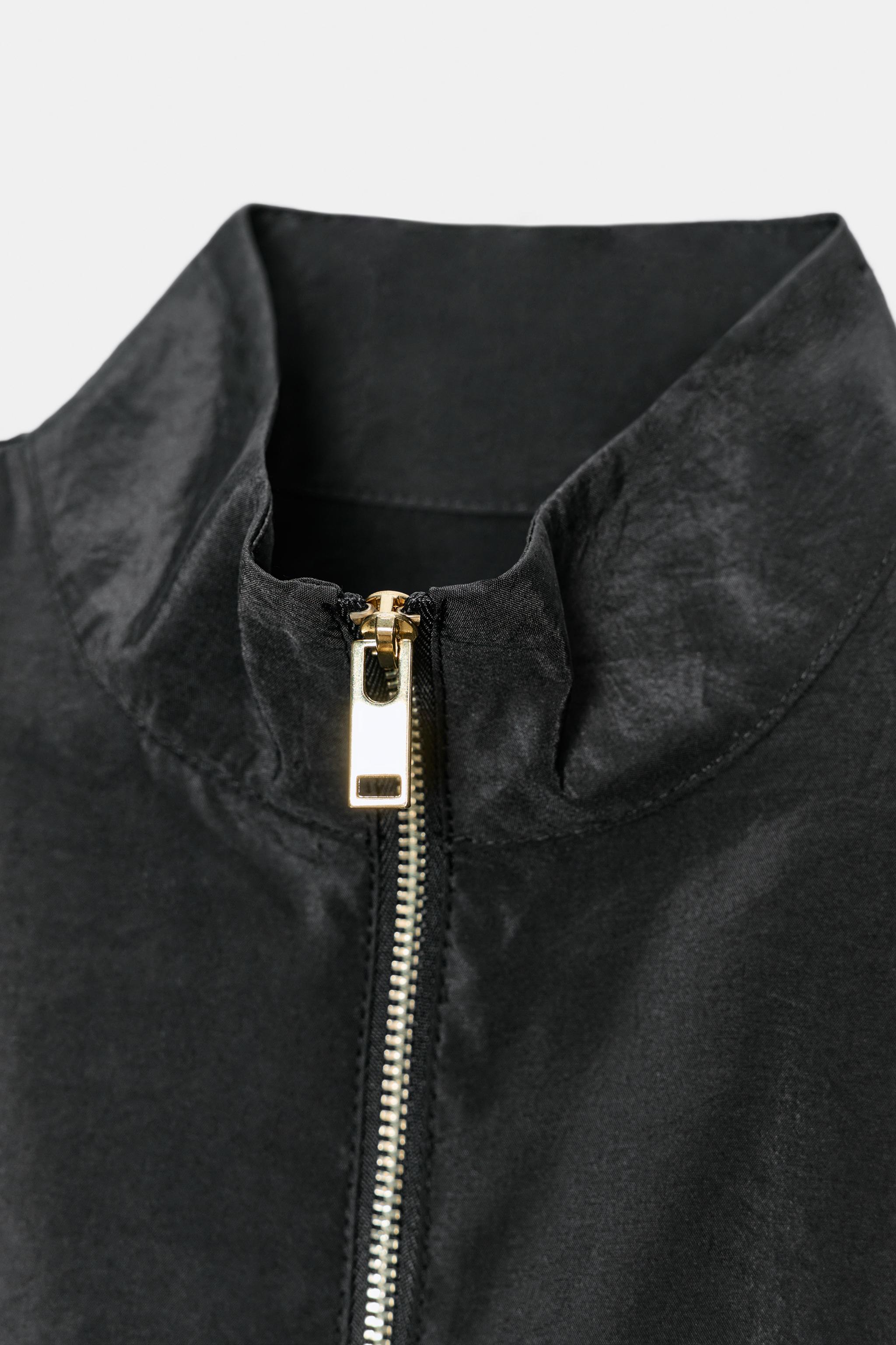HIGH COLLAR BOMBER JACKET